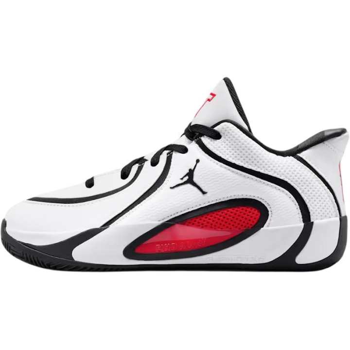Jordan Jordan Tatum 4 Low top Basketball Shoes White Black Red Unisex