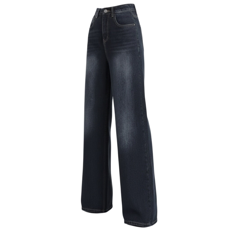 Sugarfunk Sugarfunk Jeans Women's Blue Moderate Wide Leg Pants
