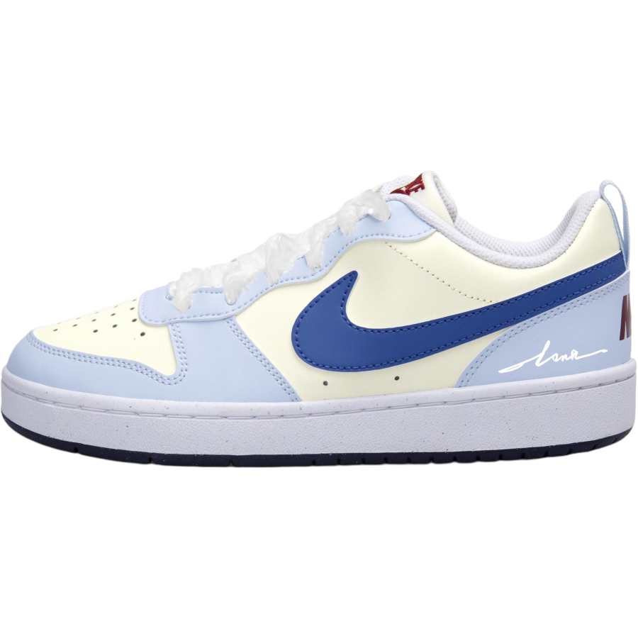 Nike Nike Court Borough Low top Skateboard Shoes Beige Blue Teenagers