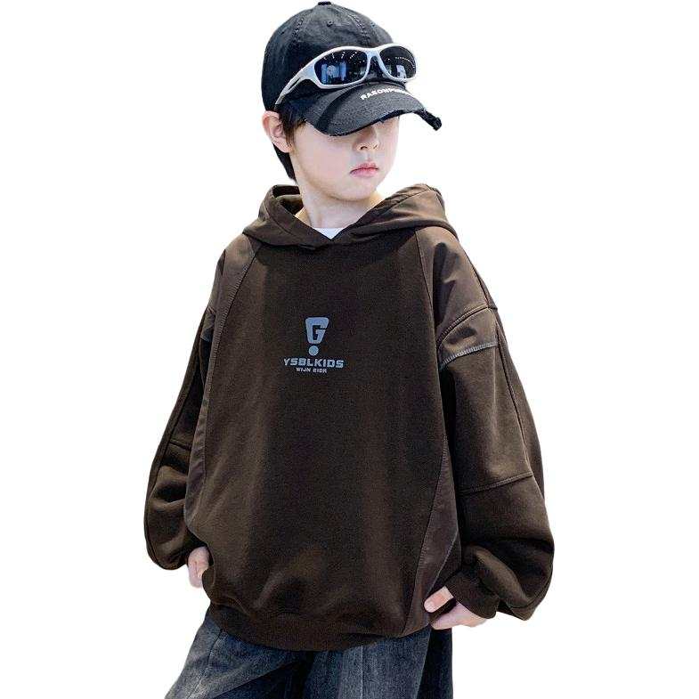 Lanza Casual Sweatshirt Winter Fleece Lined Stylish Print Hooded Top Teenagers