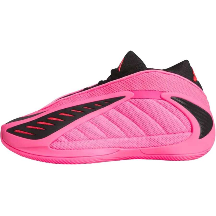 Adidas Adidas AE2 Slip Resistant Abrasion Resistant Low top Children's Basketball Shoes Pink Black Teenagers