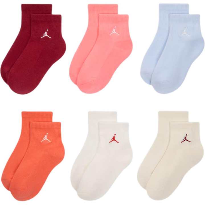 Jordan Jordan Everyday Socks 6 Pack Children Aged 3 7 Years Old