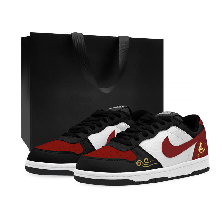Nike Nike Big Thermal Cushioning Abrasion Resistant Low top Skateboard Shoes Unisex Black