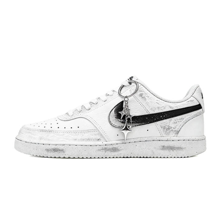 Nike Nike Court Vision 1 LOW Next Nature Ink Splatter Trendy Design