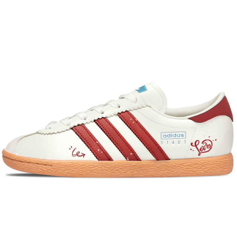 Adidas Originals Stadt Love Is Evident Lightweight Low top Skateboard Shoes Unisex