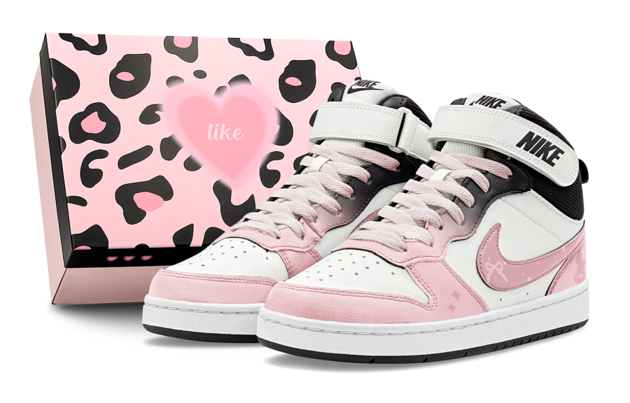 Nike Nike Court Borough 2 Milk Puff Pony, Couple's, Horse Year, Playful Anti Aging, Sweet And Cute
