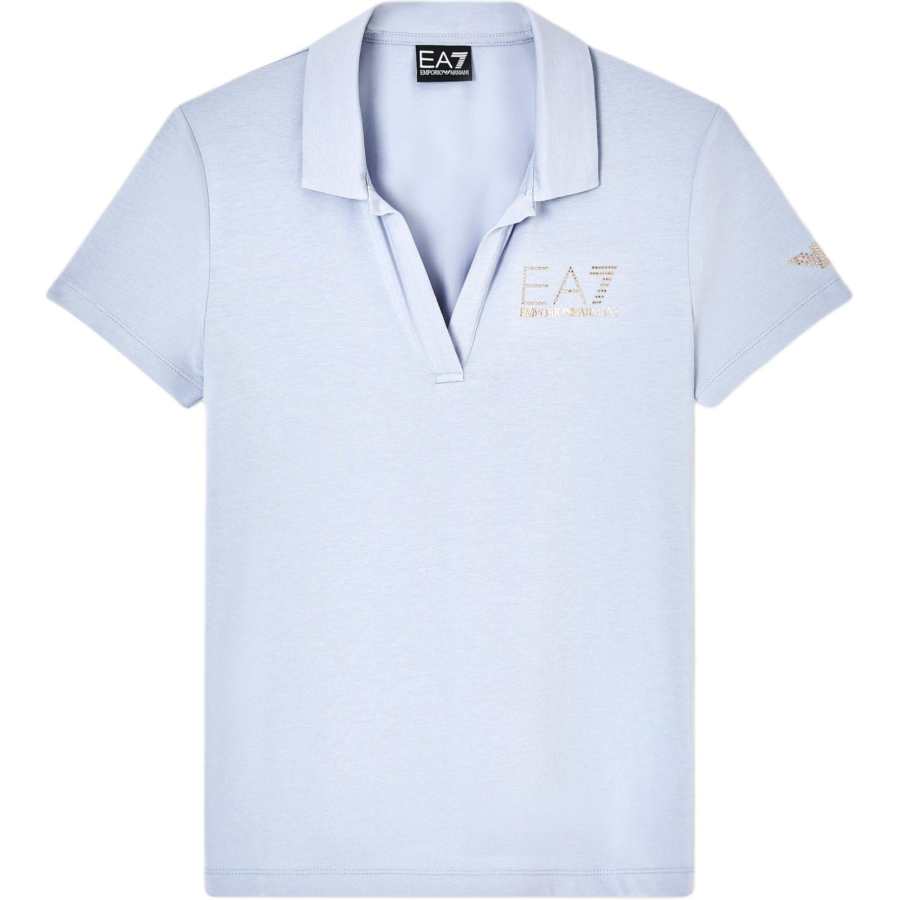 Emporio Armani Studded Logo Polo T-Shirt