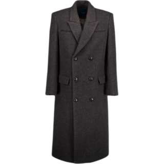 Undermycar FW25 SLIM FIT TAILORED DOUBLE COAT DARK BROWN Coat Men's
