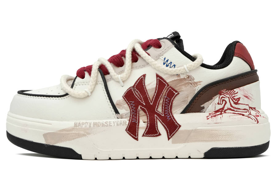 MLB MLB Chunky Low top Skateboard Shoes Unisex Red