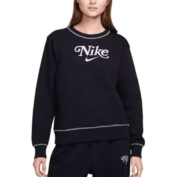 Nike Nike Sweatshirts Women's Black Crew Neck Moderate