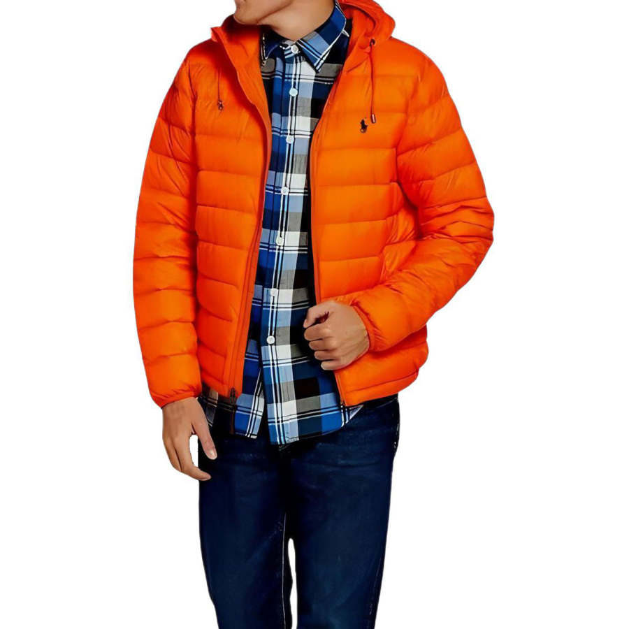 Polo Ralph Lauren Puffer Jacket Men's Saffron