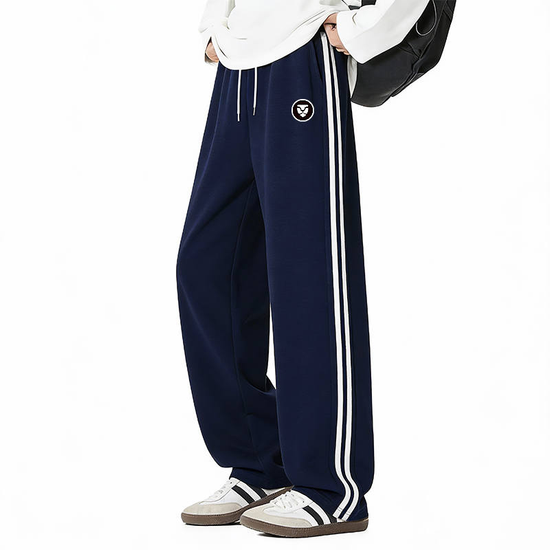Tonlion Casual Pants Unisex Moderate Straight Fit Pants