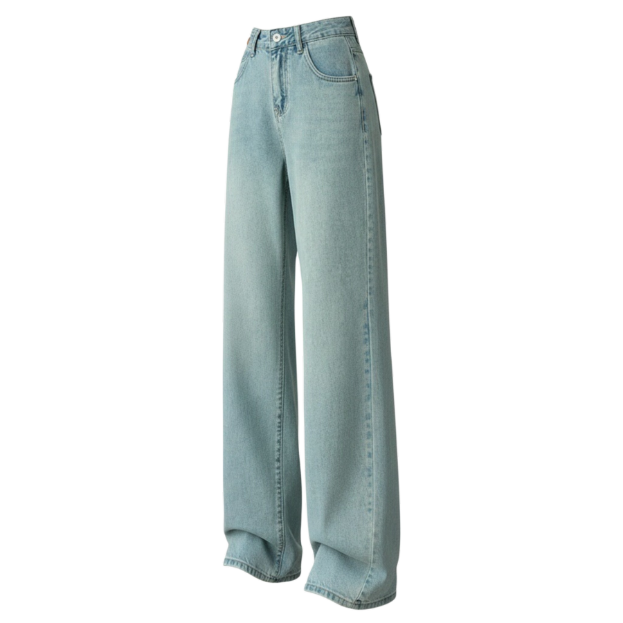 Sugarfunk Sugarfunk Jeans Women's Blue Thin Wide Leg Pants