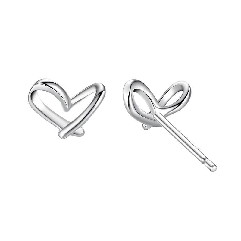 YINCHIE YINCHIE 999 Fine Silver Stud Earrings Women's Silver