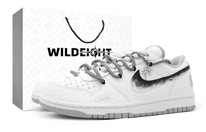 Nike Nike Big Initial Mist Trace Abrasion Resistant Breathable Height Increasing Low top Skateboard Shoes Men's