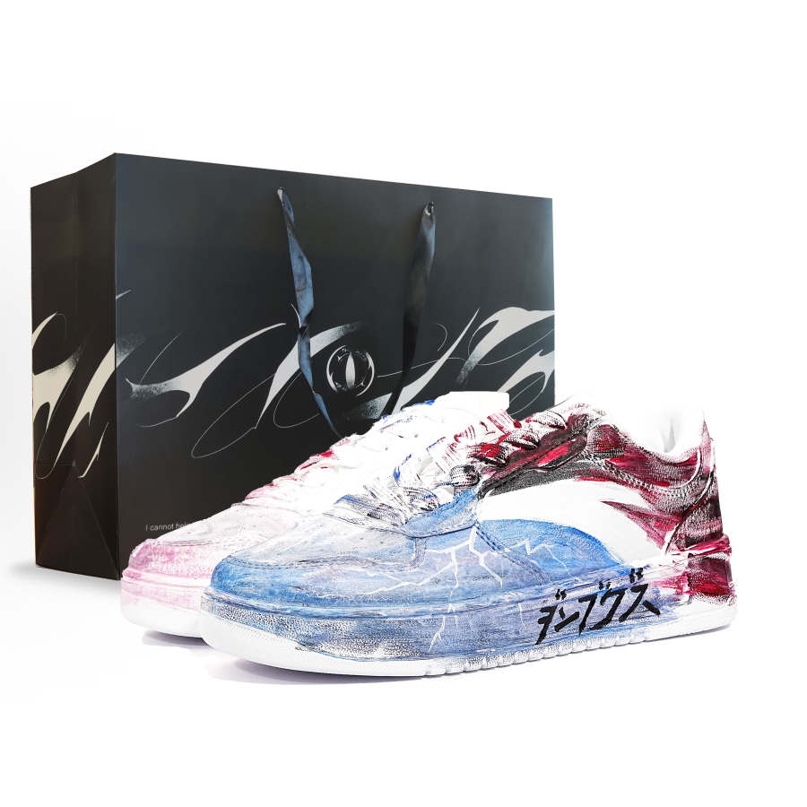 Anta Easy Synthetic Leather Slip Resistant Cushioning Abrasion Resistant Low top Skateboard Shoes Unisex Mismatched