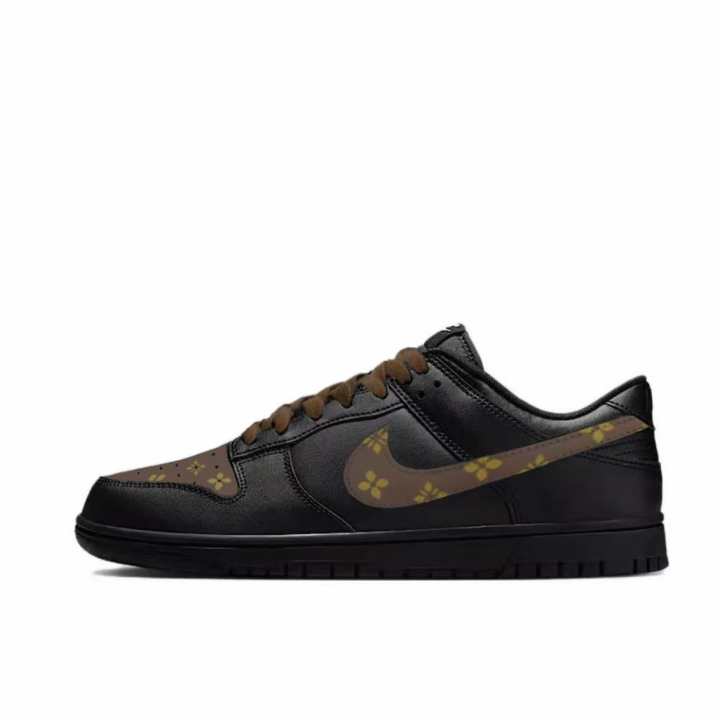Nike Nike Dunk Coffee Bean, Old Money Low Key, Versatile Trendy Leather Abrasion Resistant Slip Resistant Low top