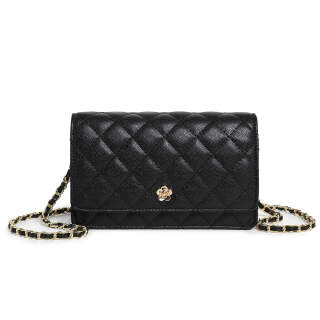 PAYOT Synthetic Leather Crossbody Bags Regular Women's Black