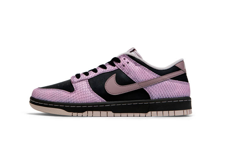 Nike Nike Dunk Abrasion Resistant Abrasion Resistant Low top Skateboard Shoes Unisex Black Pink