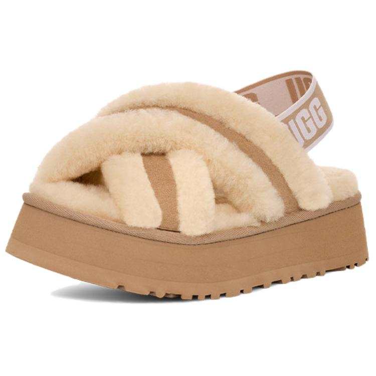 UGG UGG Disco Cross Slides 'Sand' Women's