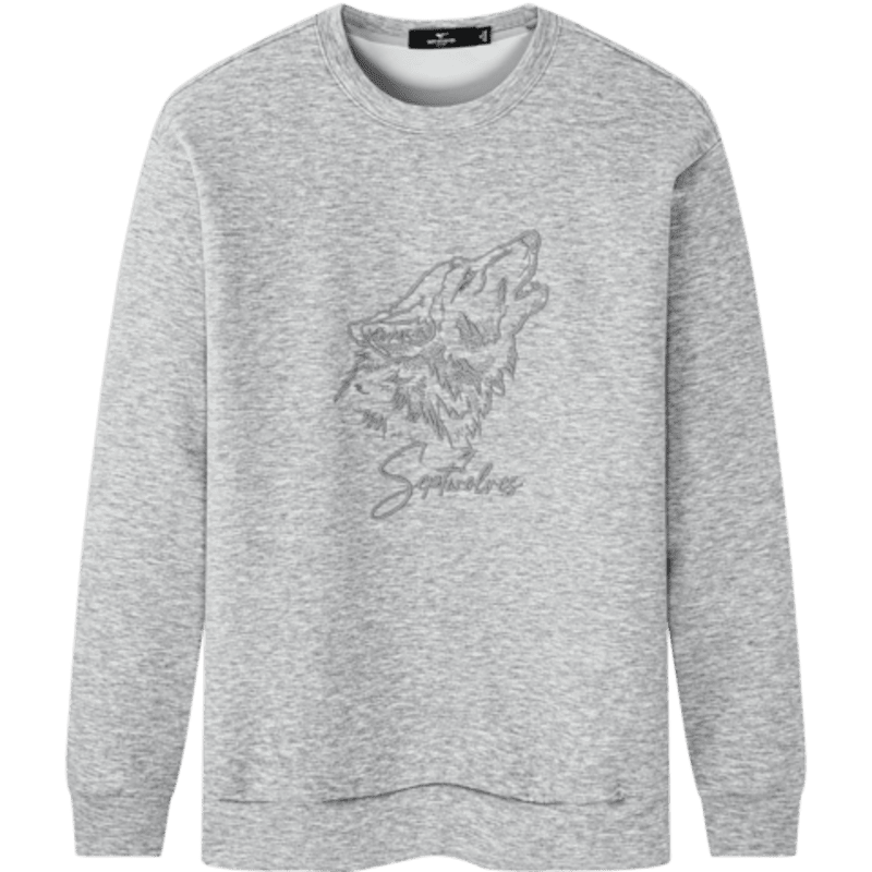 SEPTWOLVES SEPTWOLVES Sweatshirts Men's Crew Neck Moderate