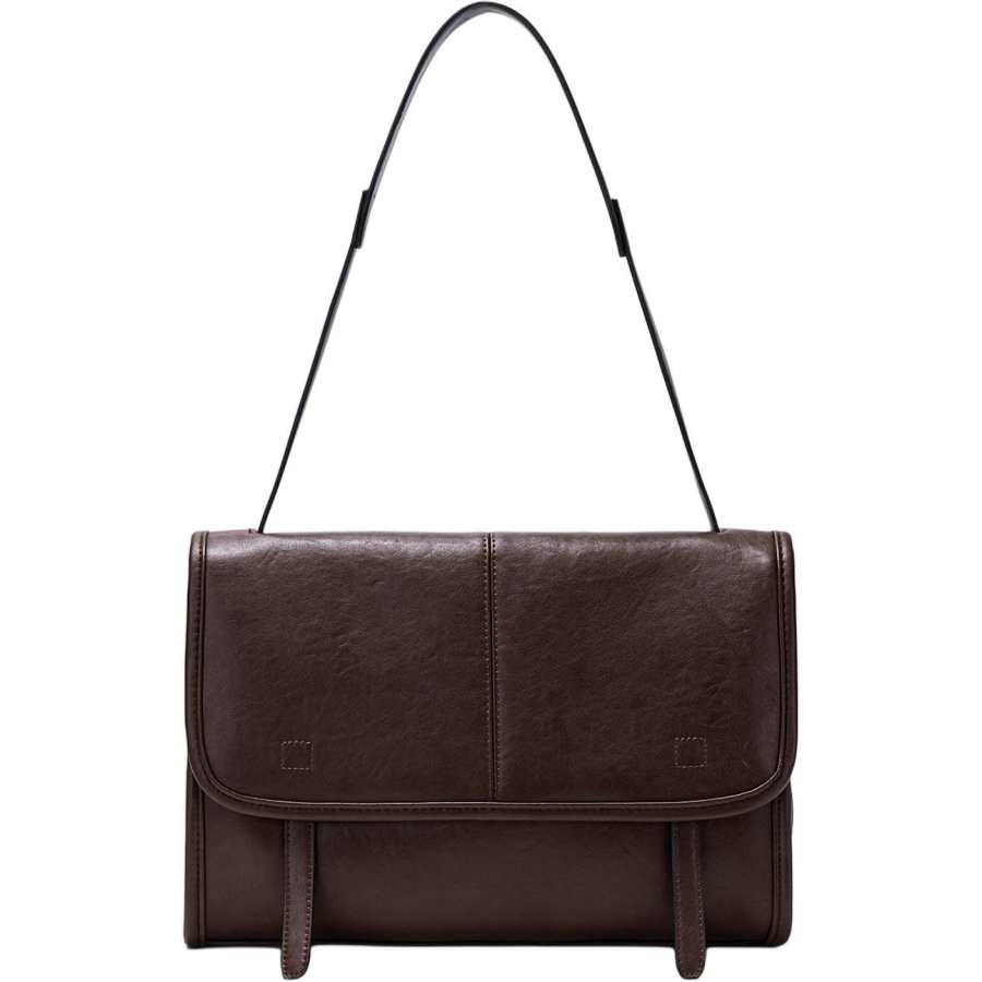 PAYOT Synthetic Leather Crossbody Bag, Shoulder Bag Women's Black