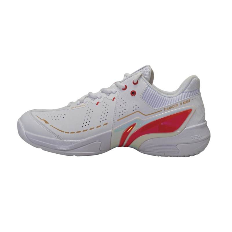 Li-Ning Li Ning Badminton Collection Thunder II PRO Synthetic Leather, Textile Coverage Support Badminton Shoes Unisex
