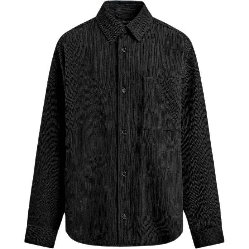 ZARA ZARA Jackets Men's Black Lapel Moderate Other