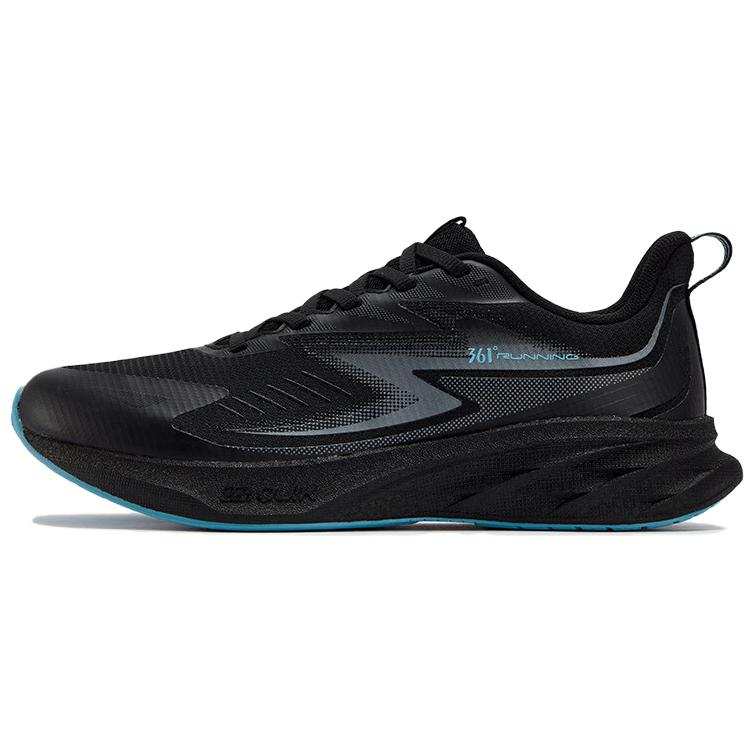 361° Abrasion Resistant Lightweight Wear resistant And Lightweight Low top Casual Running Shoes Men's Black Blue