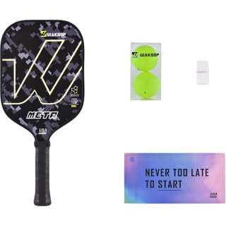 WAKDOP Pickleball Paddles Fiberglass, Polymer Indoor And Outdoor Unisex 42cm*19cm*16mm Exercise