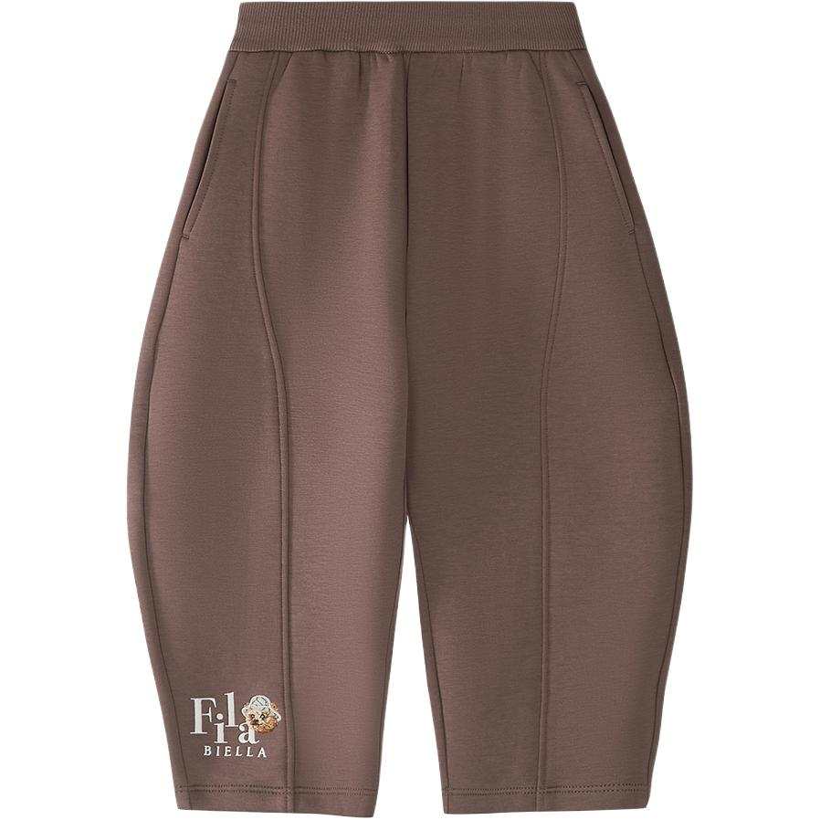FILA KIDS Knitted Sweatpants Agarwood Umber Children Aged 3 7 Years Old