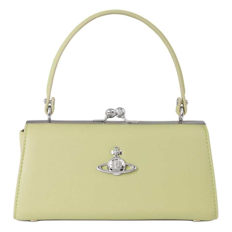 Vivienne Westwood Polyurethane With Polyester Handbag Extra Large Women's Green
