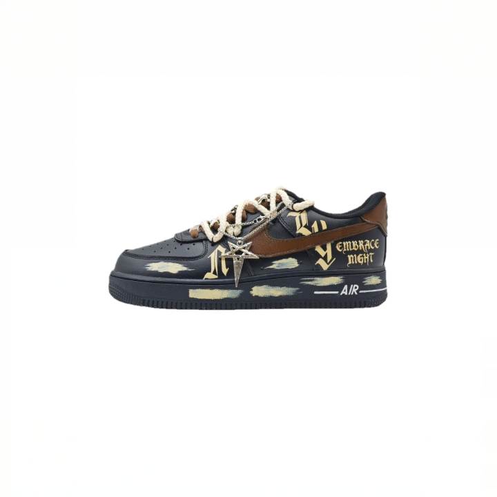Nike Nike Court Borough 2 Night Shadow Starlight Leather Abrasion Resistant Slip Resistant Low top