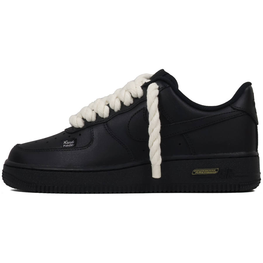 Nike Nike Air Force 1 Cushioning Low top Skateboard Shoes Unisex Black White