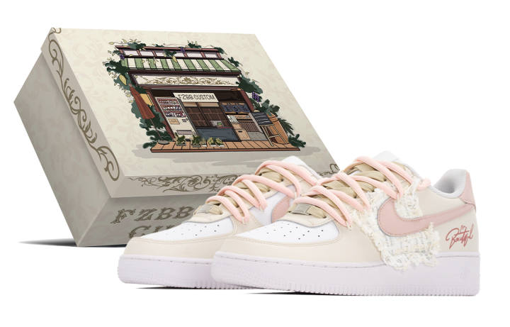 Nike Nike Air Force 1 Box, Vintage, Ethnic Style, Chanel Inspired Slip Resistant Slip Resistant Low top