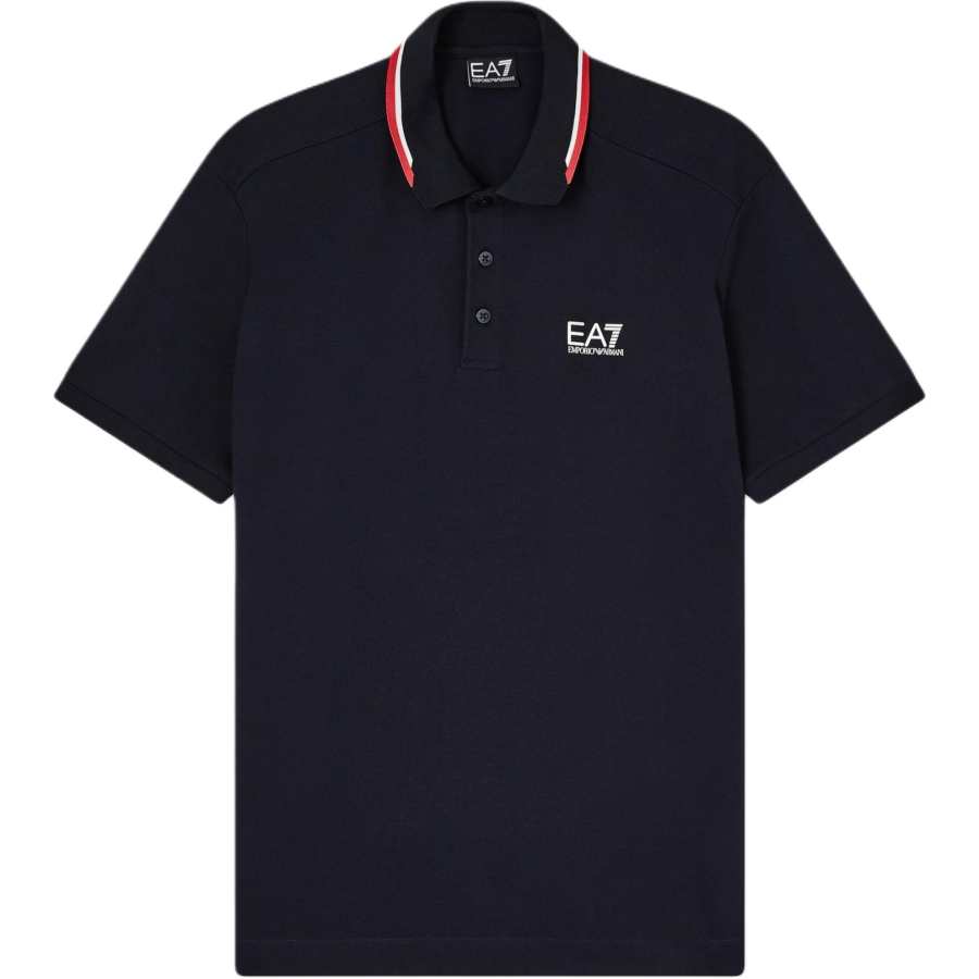 Emporio Armani Logo Trim Polo Shirt