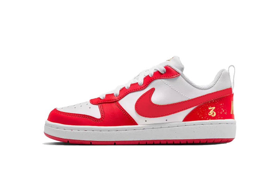 Nike Nike Court Borough Year Of The Horse Limited Edition 3.0 Abrasion Resistant Low top Skateboard Shoes Women's Red White