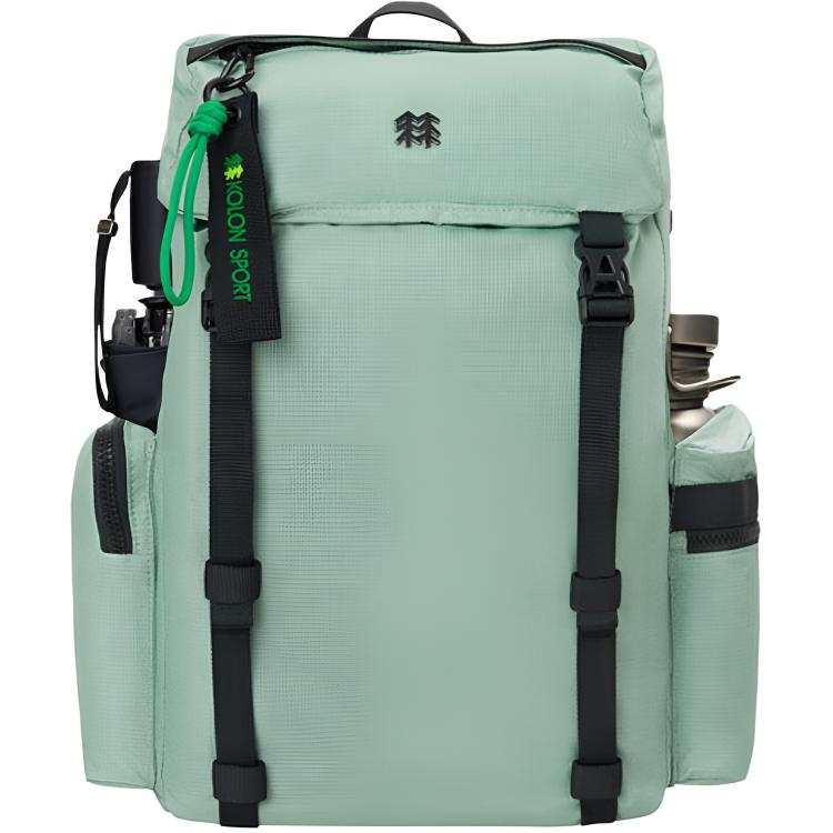 KOLON SPORT 17.8L Outdoor Bags Coated 200D Nylon Fabric Mint Green Unisex