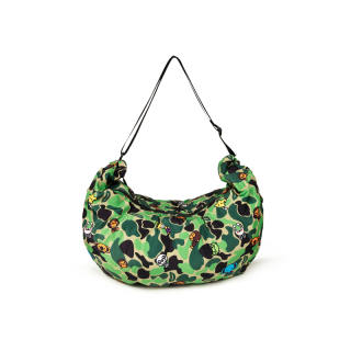 BABY MILO STORE BY A BATHING APE Fabric Shoulder Bag Regular Unisex Green