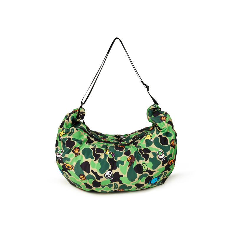 BABY MILO STORE BY A BATHING APE Fabric Shoulder Bag Regular Unisex Green