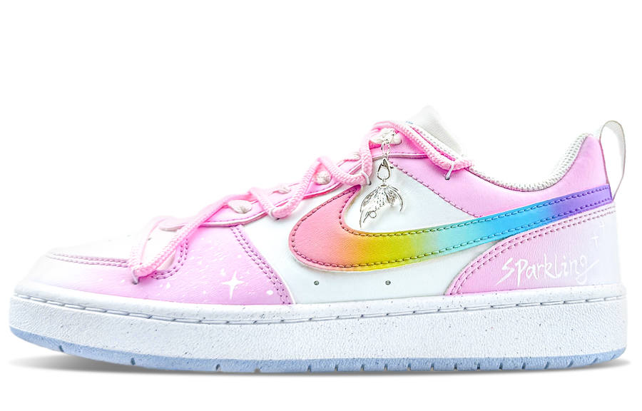 Nike Nike Court Borough Abrasion Resistant Slip Resistant Low top Skateboard Shoes Women's Pink