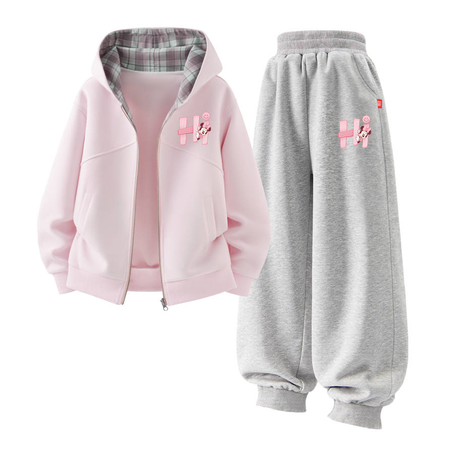 Disney Kids Casual Sportswear Crew Neck Moderate