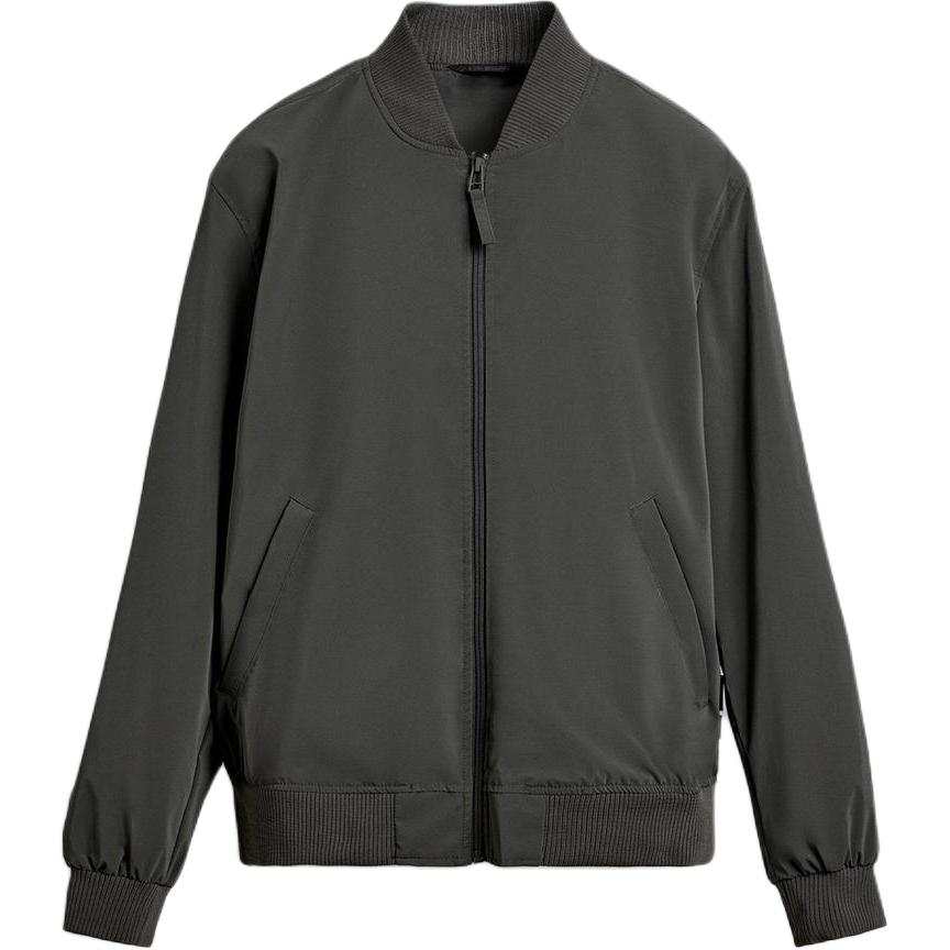 ZARA ZARA Jackets Men's Gray Green Baseball Collar Thin Pilot