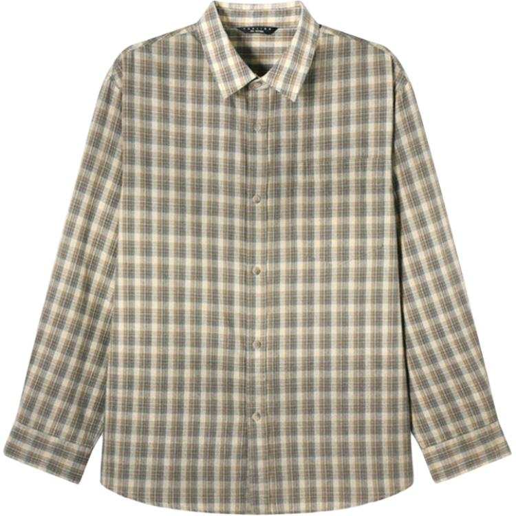 Tonlion Shirts Unisex Khaki Lapel Moderate Other