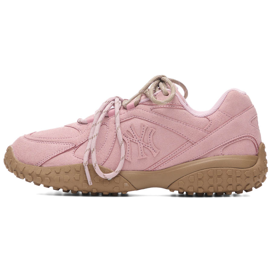 MLB New York Yankees Height Increasing Low top Skateboard Shoes Unisex Pink