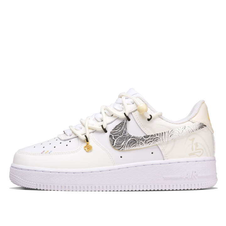 Nike Nike Air Force 1 Riding Horse Leather Abrasion Resistant Slip Resistant Abrasion Resistant Slip Resistant Low top