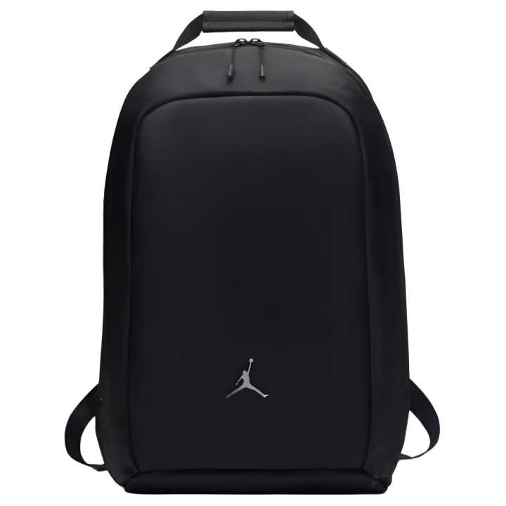 Jordan Jordan Artificial Leather Backpack Unisex Black
