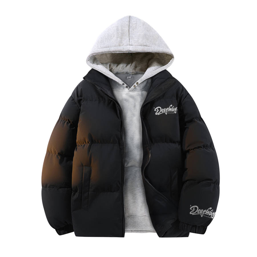DEERWAY DEERWAY Puffer Jackets Unisex Stand Collar Thickened Padded Puffer Jacket