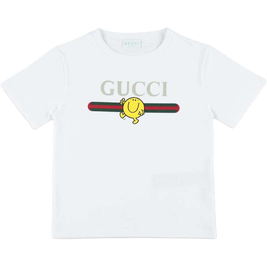 GUCCI Kids T Shirts Crew Neck Moderate