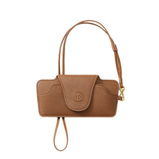 BAGTREE Imported First Layer Of Vegetable Tanned Cowhide Eyeglass Pouch Regular Women's Multicolor